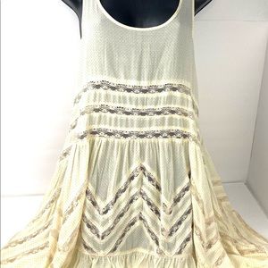 Free People Count Me In Trapeze Tunic Mini Dress